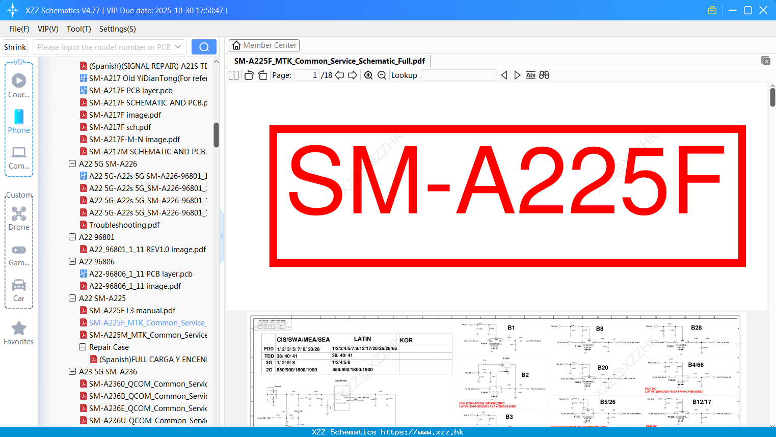 Samsung SM-A225F_MTK_Common_Service_Schematic_Full